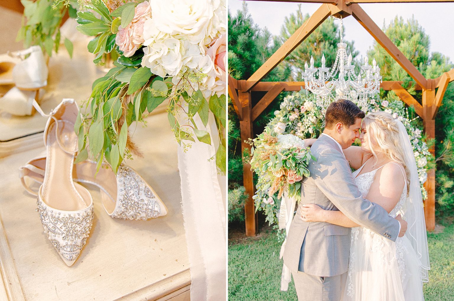 A Sage and Blush Wedding at Horseshoe Knot